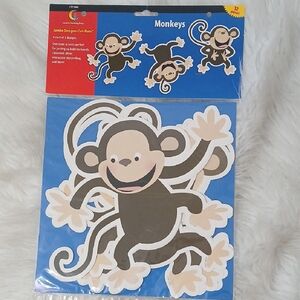 Monkey Cut-Outs Bulletim Board Wall Decor